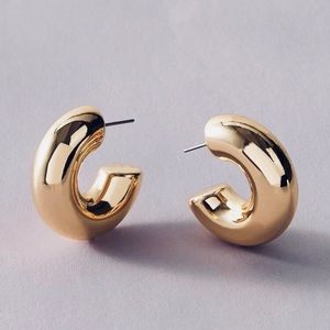 Chunky hoops earrings